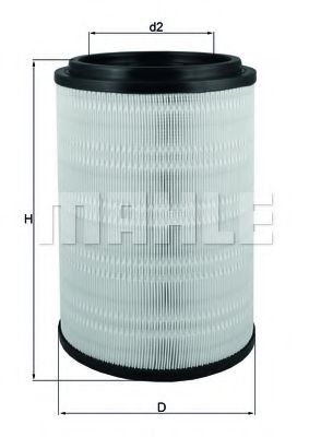 Воздушный фильтр KNECHT/MAHLE LX 2741