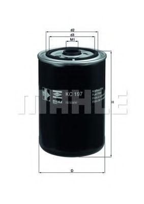 Топливный фильтр KNECHT/MAHLE KC 197