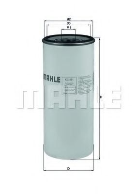 Топливный фильтр KNECHT/MAHLE KC 251