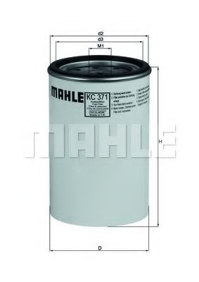 Топливный фильтр KNECHT/MAHLE KC 371D