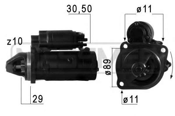 Стартер messmer 220701