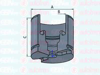 Поршень суппорта SEINSA D025256