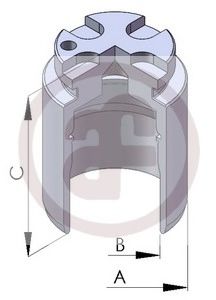 Поршень суппорта SEINSA D02548