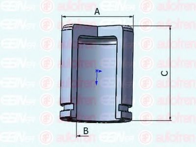 Поршень суппорта SEINSA D025377