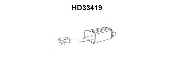 Глушитель выхлопных газов конечный Honda/Acura 18030S30980