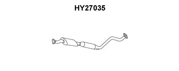 Предглушитель выхлопных газов veneporte HY27035
