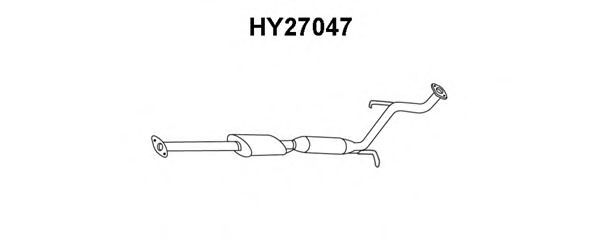 Предглушитель выхлопных газов veneporte HY27047