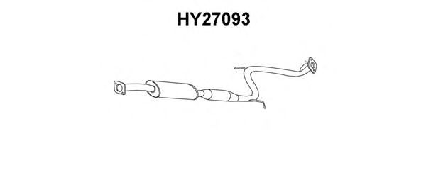 Предглушитель выхлопных газов veneporte HY27093