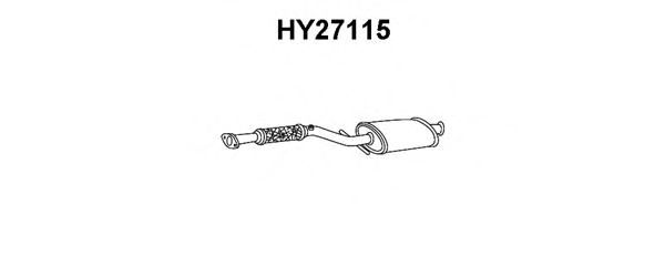 Предглушитель выхлопных газов veneporte HY27115