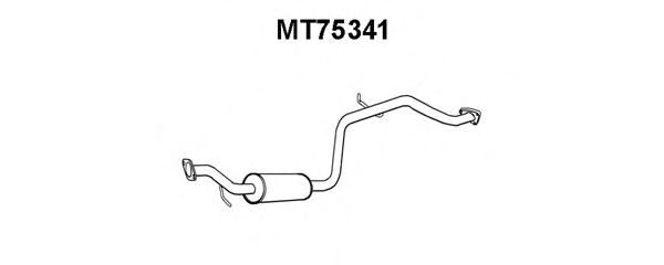Средний глушитель выхлопных газов veneporte MT75341