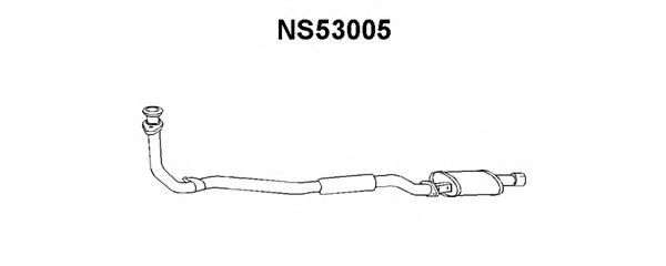 Предглушитель выхлопных газов veneporte NS53005
