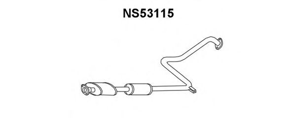Предглушитель выхлопных газов veneporte NS53115