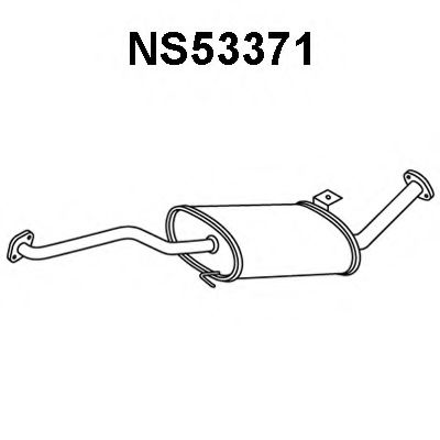 Предглушитель выхлопных газов veneporte NS53371
