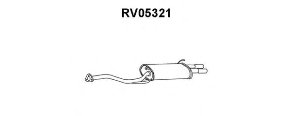 Глушитель выхлопных газов конечный veneporte RV05321