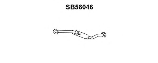 Предглушитель выхлопных газов veneporte SB58046