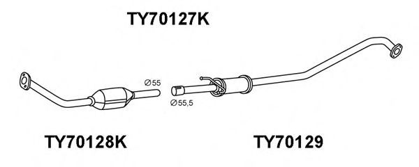 Катализатор veneporte TY70127K