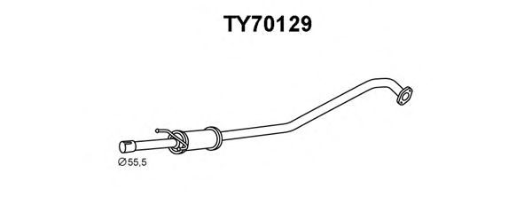 Предглушитель выхлопных газов veneporte TY70129