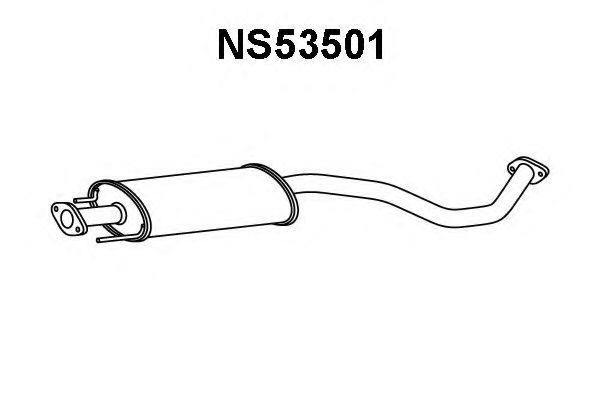 Предглушитель выхлопных газов Nissan/Infiniti 20300EM00A