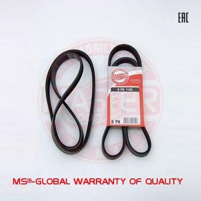 Поликлиновой ремень MASTER-SPORT 6PK1165-PCS-MS