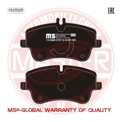 Тормозные колодки MASTER-SPORT 13046027272N-SET-MS