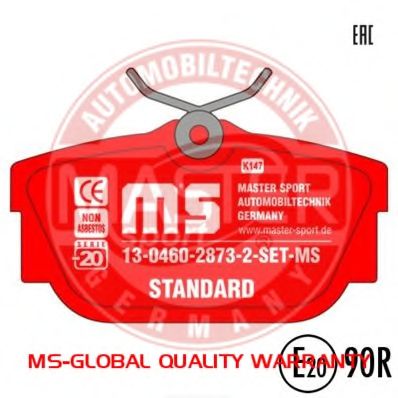 Тормозные колодки MASTER-SPORT 13046028732-SET-MS