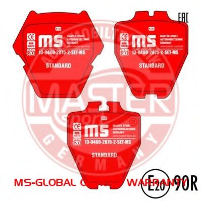 Тормозные колодки MASTER-SPORT 13046028752N-SET-MS
