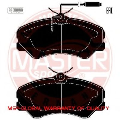 Тормозные колодки MASTER-SPORT 13046029022N-SET-MS