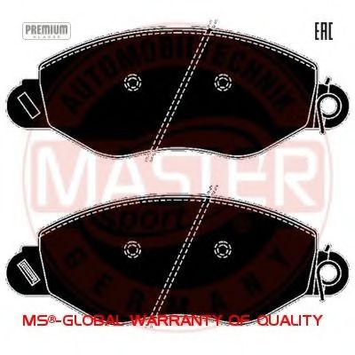 Тормозные колодки MASTER-SPORT 13046039922N-SET-MS