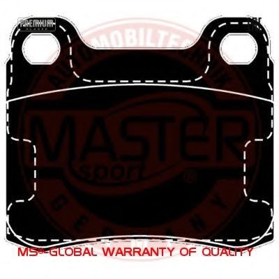 Тормозные колодки MASTER-SPORT 13046040342N-SET-MS