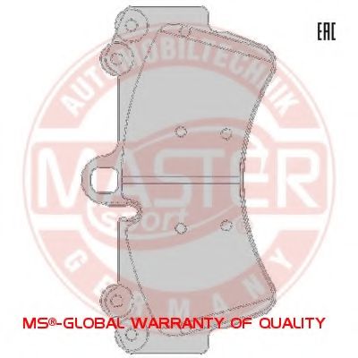 Тормозные колодки MASTER-SPORT 13046049932K-SET-MS
