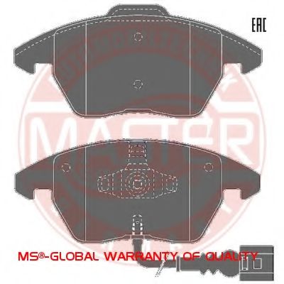 Тормозные колодки MASTER-SPORT 13046071842K-SET-MS