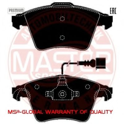 Тормозные колодки MASTER-SPORT 13046071912N-SET-MS