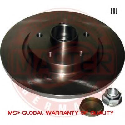 Тормозной диск MASTER-SPORT 2401226043B-PCS-MS
