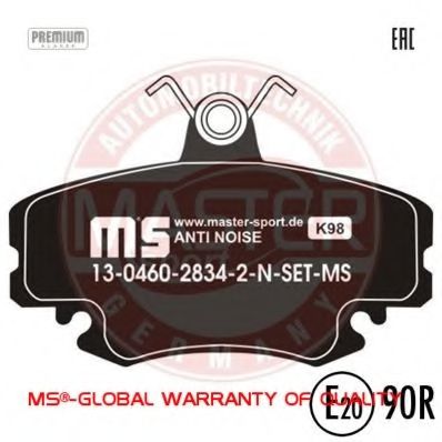 Тормозные колодки MASTER-SPORT 13046028342N-SET-MS