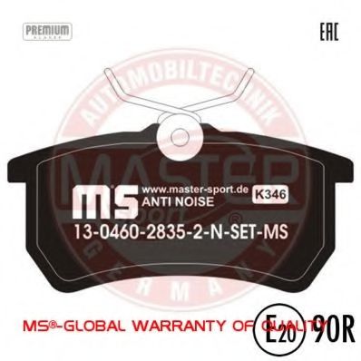 Тормозные колодки MASTER-SPORT 13046028352N-SET-MS