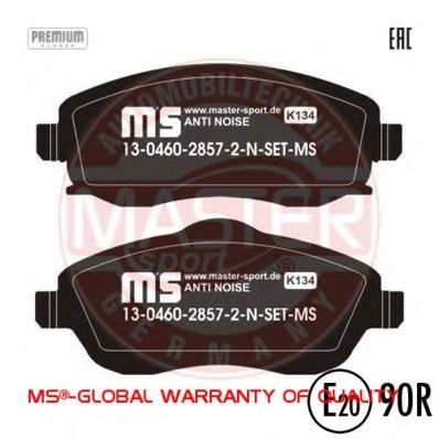 Тормозные колодки MASTER-SPORT 13046028572N-SET-MS