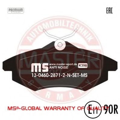 Тормозные колодки MASTER-SPORT 13046028712N-SET-MS