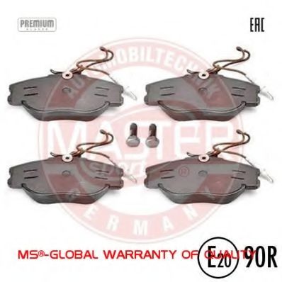 Тормозные колодки MASTER-SPORT 13046029802N-SET-MS