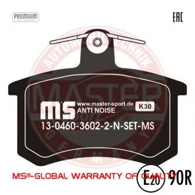 Тормозные колодки MASTER-SPORT 13046036022N-SET-MS