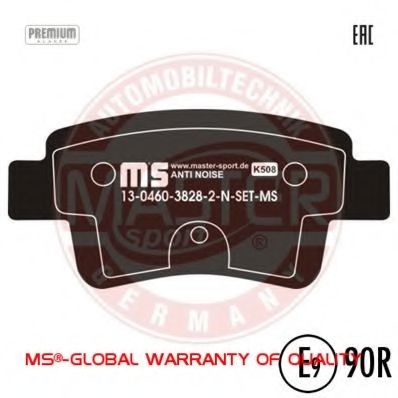 Тормозные колодки MASTER-SPORT 13046038282N-SET-MS