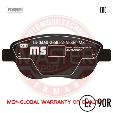 Тормозные колодки MASTER-SPORT 13046038402N-SET-MS