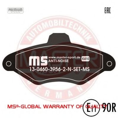 Тормозные колодки MASTER-SPORT 13046039562N-SET-MS