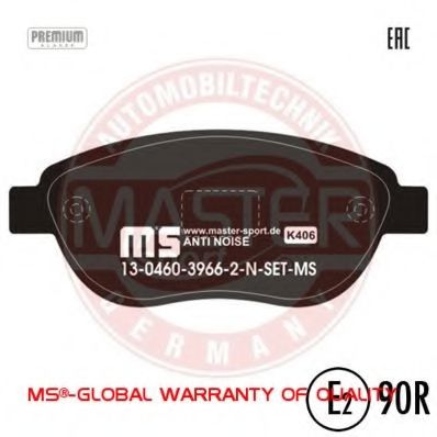 Тормозные колодки MASTER-SPORT 13046039662N-SET-MS