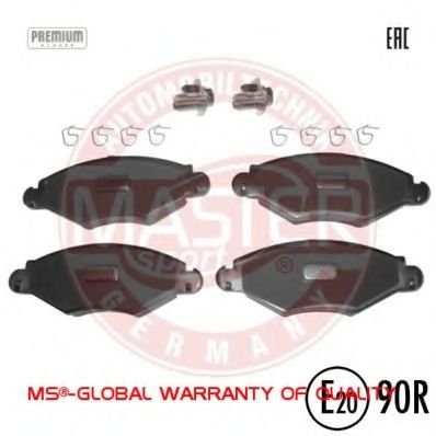 Тормозные колодки MASTER-SPORT 13046039752N-SET-MS