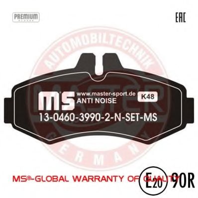 Тормозные колодки MASTER-SPORT 13046039902N-SET-MS