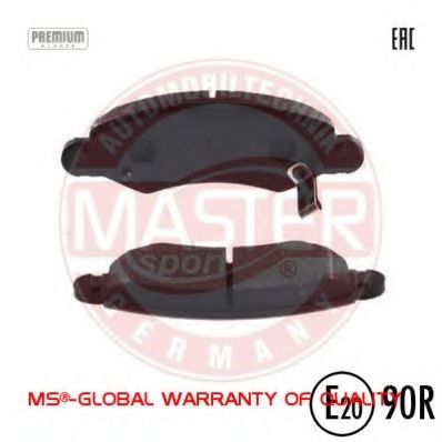 Тормозные колодки MASTER-SPORT 13046039952N-SET-MS