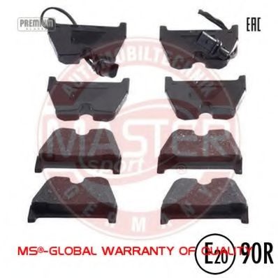 Тормозные колодки MASTER-SPORT 13046048002N-SET-MS