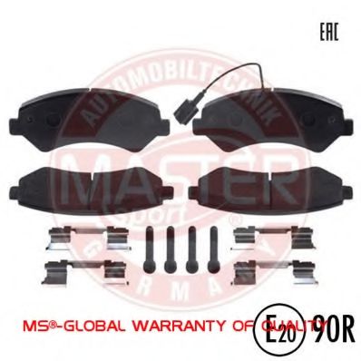 Тормозные колодки MASTER-SPORT 13046048112-SET-MS