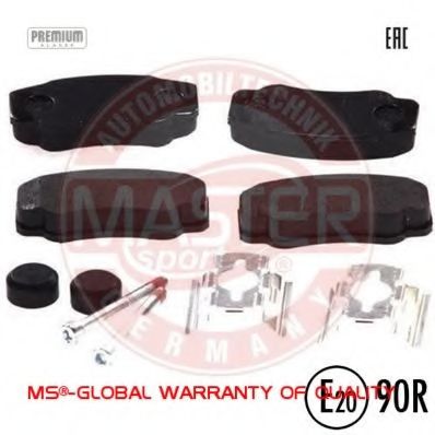 Тормозные колодки MASTER-SPORT 13046049802N-SET-MS