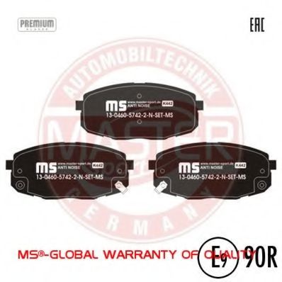 Тормозные колодки MASTER-SPORT 13046057422N-SET-MS